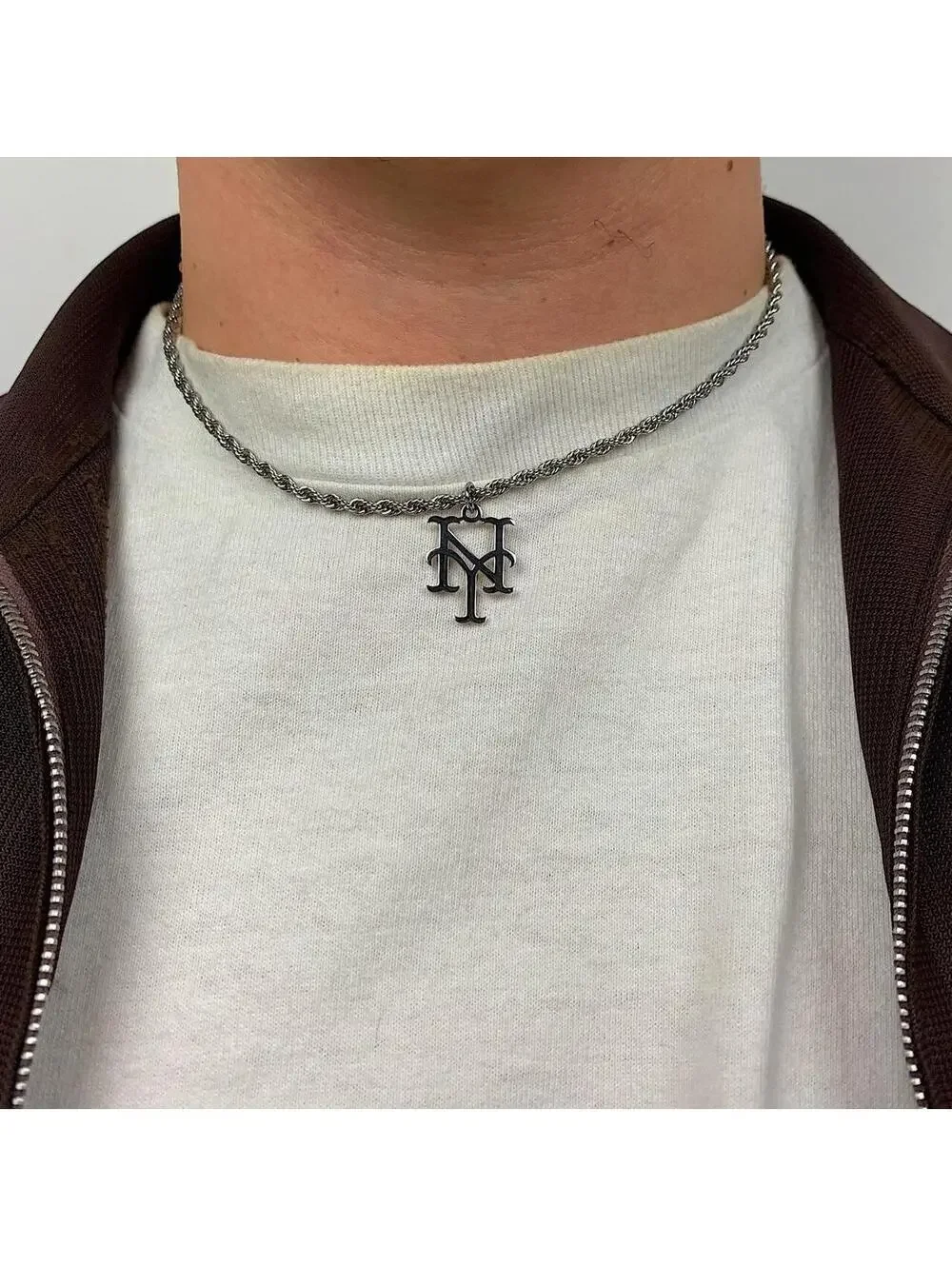 Y2K Gold Stainless Steel Steel Chain Necklace